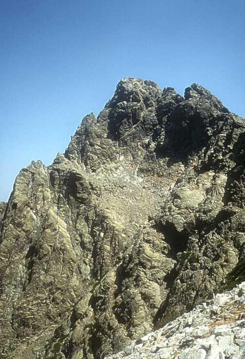 Le sommet du Monte d'Oru depuis Bocca di Porcu