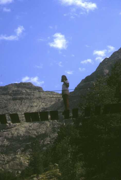 Ancienne passerelle de Spasimata (1987)