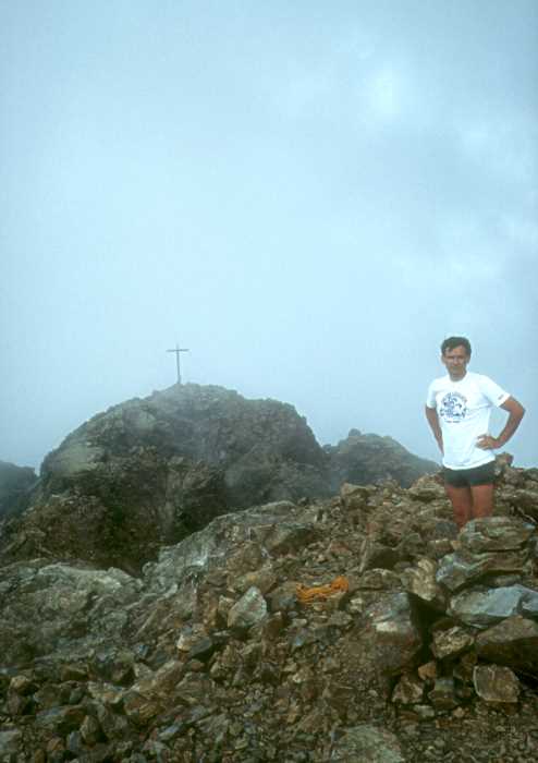 Bernard au sommet et Antécime N de Punta Minuta